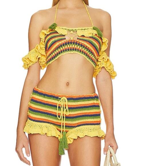 CeliaB Other - CeliaB Crochet Top & Bottom Set